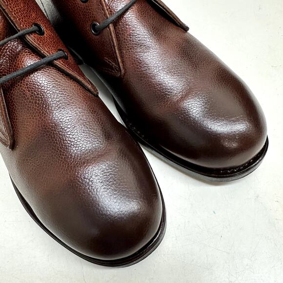 Men's Brown Leather Chukka Boots - Rancourt & Co. - Picture 7 of 14